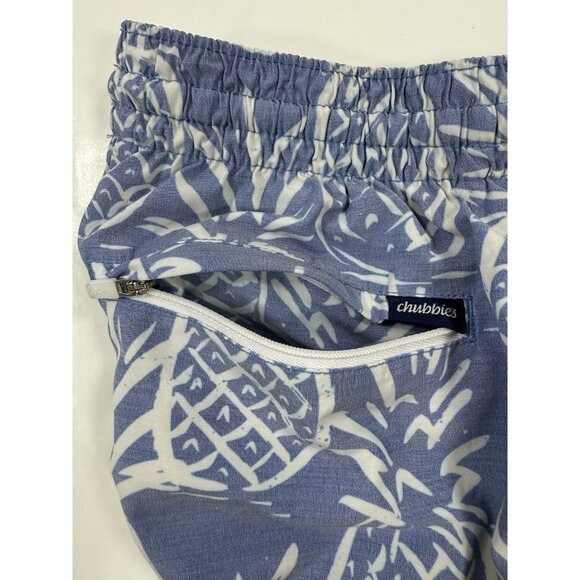 Chubbies The Thigh Napples Swim Trunks Mens Size Small 5.5" Mesh Lined Pineapple - Picture 7 of 14